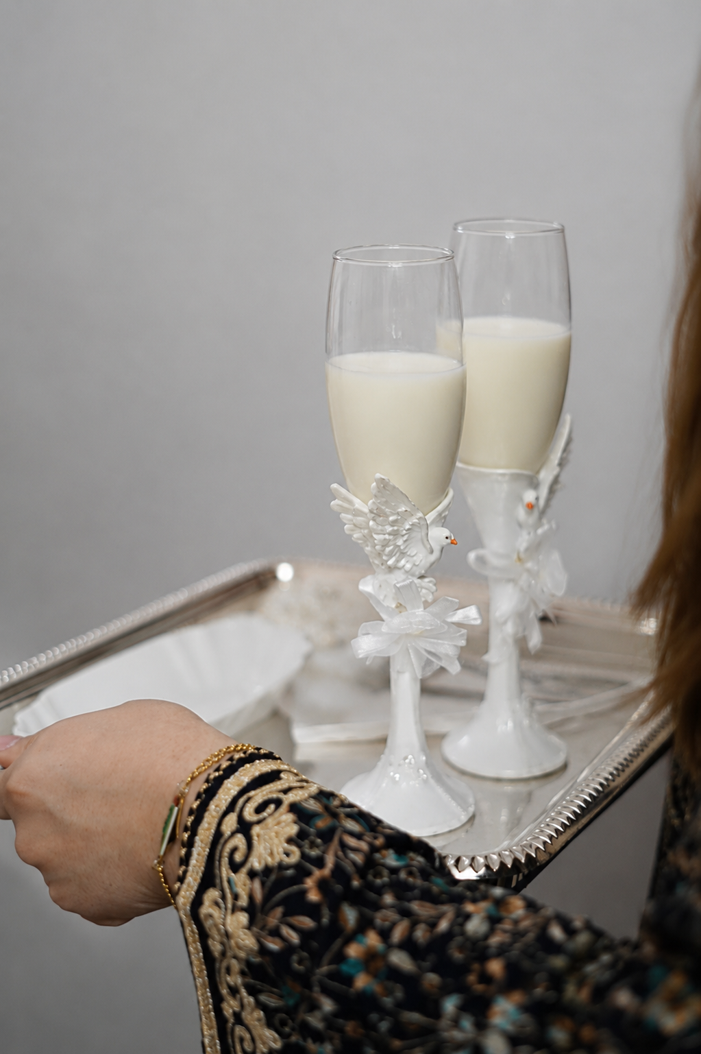 Mariage — Coupe des verres — photographie CLIC & PRINT à Rouen